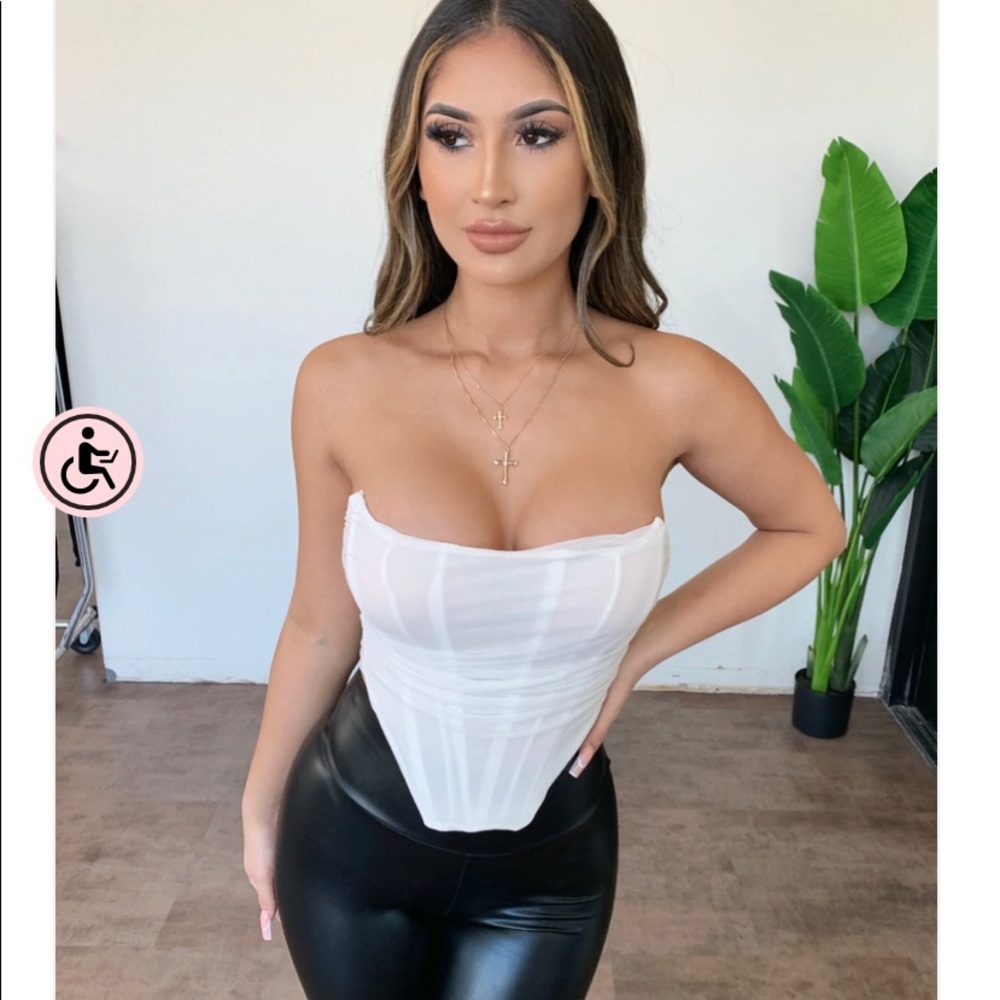 White Corset from OOTD